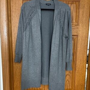Verve Ami Charcoal Open Front Cardigan